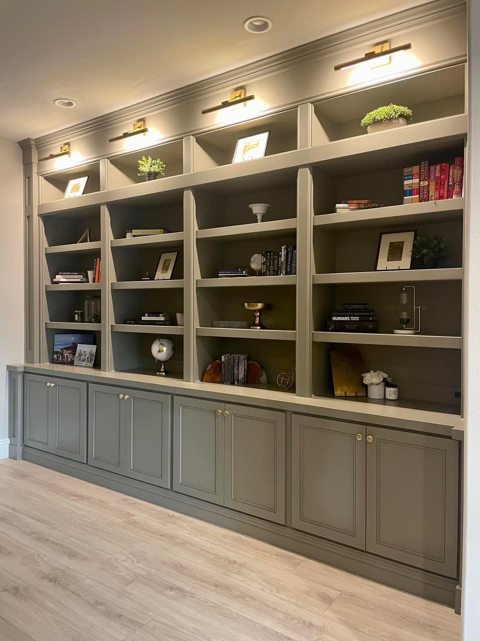 Custom Build-in Cabinets Project 26